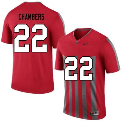 NCAA Ohio State Buckeyes Men's #22 Steele Chambers Retro Nike Football College Jersey PLT8445BR